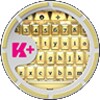 Keyboard Gold