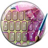 Keyboard Pink Butterflies
