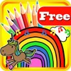 KIDS COLORING BOOK PONY