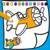 Kids Paint Monster Plane - Coloring Book