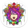Korean Coloring Book For Adults