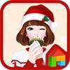 Lovely Girl Sweet Christmas