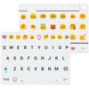 Material White Emoji Keybaord