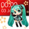 Miku Clock 2x4