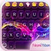 Neon Ribbon Emoji Keyboard