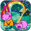 Painting The Pig Peppy Pink