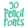 Pencil Fonts 50