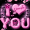 Pink I Love You Live Wallpaper