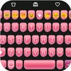 Pink Type Writer Emoji Keyboard