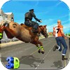 Police Horse Crime City Chase