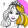 Princess Color By Number