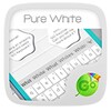 Pure White GO Keyboard Theme