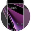 Purple Tech Business Theme For Galaxy S8