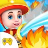 Rescue People From Firehouse Fun Fire Fighter Game