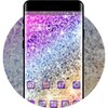 Shiny Theme Of Purple Crystal Diamonds