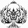 Skulls Tattoo Design HD Wallpaper