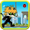 Sprinter Chibi Black Cat Ninja