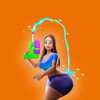 Squirt Gun Girl: Garden Runner