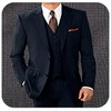 Stylish Man Suit Photo Montage