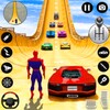 Superhero Mega Ramp GT Racing Stunts