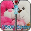 Teddy Bear Zipper Screen Lock