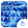 Theme X TouchPal Glass Blue Wave