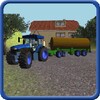 Tractor Manure Transporter 3D