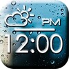 Transparent Weather Clock App