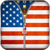 US Flag Zipper Lock