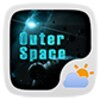 Widget Outer Space Style GO Weather EX