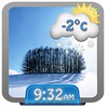 Winter Weather Clock Widget