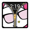 Zipper Lock Screen - Pink
